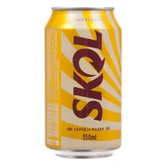 Cerveja Skol Pilsen Lata 350 (12 unidades)