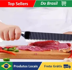 [BR - C. NOVA R$ 2,99 ] - Faca Cutelo Churrasco Carne Legumes Profissional Chef #Aliexpress 🇧🇷