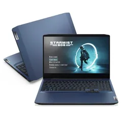 Notebook Gamer Lenovo IdeaPad 3i Intel Core i5 10300H 15,6" 8GB SSD 256 GB | R$4.628