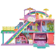 [APP] Shopping Center (30x60)cm +35 Atividades Boneca Polly Pocket Mattel Doces Surpresas - HHX78 