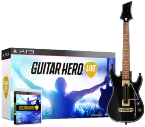 Guitar Hero Live Bundle - PS3  por R$ 144