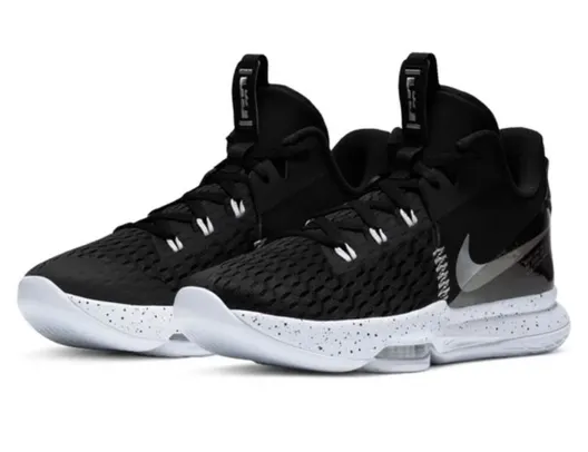 Tênis Nike Lebron Witness V - Preto+Prata | R$274