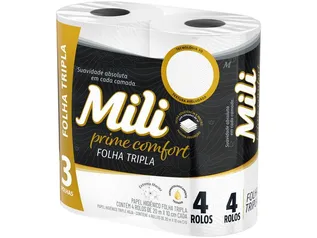 (Cliente Ouro)Papel Higiênico Folha Tripla Mili Prime Comfort