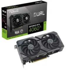 Placa de Vídeo Asus Dual NVIDIA GeForce RTX 4060 Ti, 16GB, GDDR6, DLSS, Ray Tracing, 90YV0JH1-M0NA00