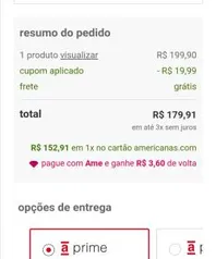 (CC Americanas + AME) Google Chromecast 3 (frete grátis Americanas PRIME)