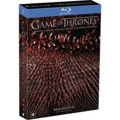 [Submarino] Blu-ray - Coleção Game Of Thrones: A 1ª, 2ª, 3ª e 4ª Temporadas Completas (20 Discos) - R$180