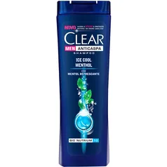 [AME R$13,87] Shampoo Clear Men Anticaspa Ice Cool Menthol 400ml