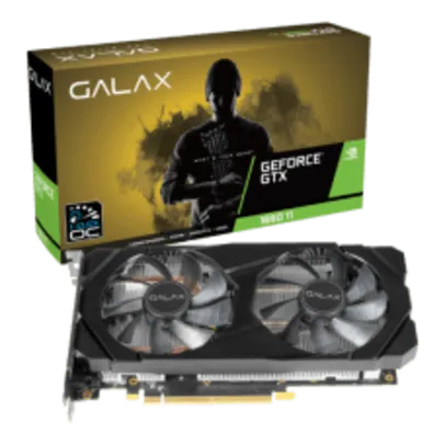 Placa de Vídeo Galax GeForce GTX 1660 Ti OC Dual 6GB 60IRL7DSY91C GDDR6 PCI-EXP