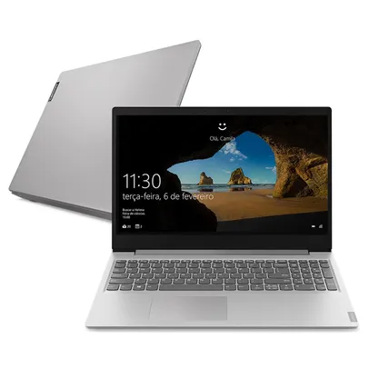 Notebook Lenovo Core i3-1005G1 4GB 1TB Tela 15.6” Windows 10 Ideapad S145 82DJ0002BR R$2849