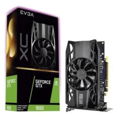Placa de Vídeo EVGA GeForce GTX 1650 XC 4GB GDDR5 - 04G-P4-1153-KR