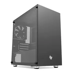 Gabinete Gamer Pichau HX300 Glass Preto, PG-HX3-G01