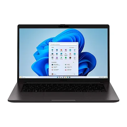 Notebook Samsung Galaxy Book2 Business Intel Core i5-1240P, 8GB RAM, SSD 256GB, 14.0 FHD, Iris XE, Windows 11 Pro, Grafite - NP641BED-KA1BR