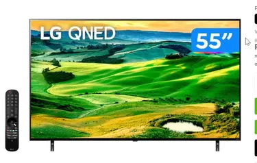 Smart TV 55” 4K NanoCell LG Quantum Dot QNED 120Hz