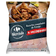 [REGIONAL] 40% Off na 2 ° Unidade - Frango à Passarinho Congelado Mercado Carrefour 800g