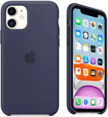 Capa Case Compatível Apple iPhone 11 (6.1 Pol.) Silicone (Aveludado) (Microfibra)