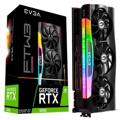 Placa de Vídeo EVGA NVIDIA GeForce RTX 3090, 24GB, GDDR6X | R$23000