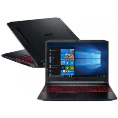 Notebook Gamer Acer Nitro 5 Intel Core i5 16GB - 512GB SSD 144Hz NVIDIA GTX1650ti 4GB | R$6174