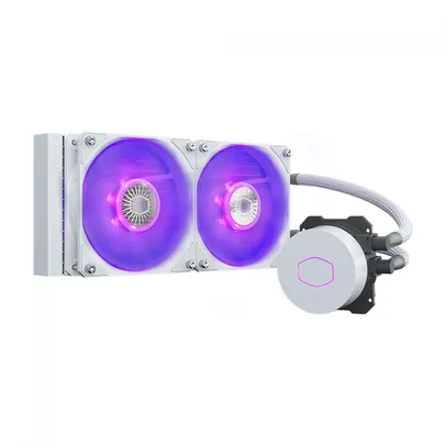 Water Cooler Cooler Master Masterliquid ML240L, RGB, White, 240mm, Intel-AMD, MLW-D24M-A18PC-RW