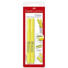 [PRIME] Marca Texto Amarelo Grifpen, Faber-Castell - com 2 unidades