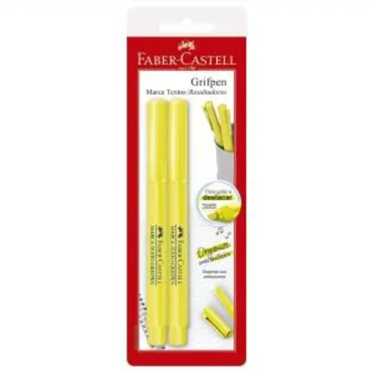 [PRIME] Marca Texto Amarelo Grifpen, Faber-Castell - com 2 unidades