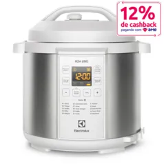 [AME R$ 378] Panela de Pressão Elétrica Digital Electrolux 6 Litros Branca 