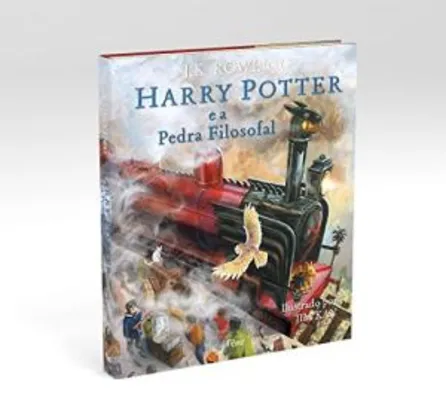 Harry Potter e a Pedra Filosofal - Edição Ilustrada (capa dura) | R$60