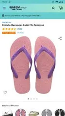 Chinelo Havaianas Color Mix feminino R$14