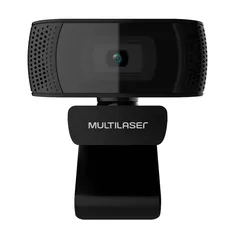 Webcam Multilaser com Microfone Integrado, 1080p 30FPS, Preto - WC050