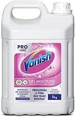 Tira Manchas em Gel Vanish Multiuso PRO Line 5L, Vanish