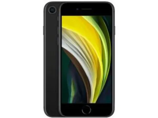 iPhone SE 2020 Apple 64GB Branco/Preto | R$2.969