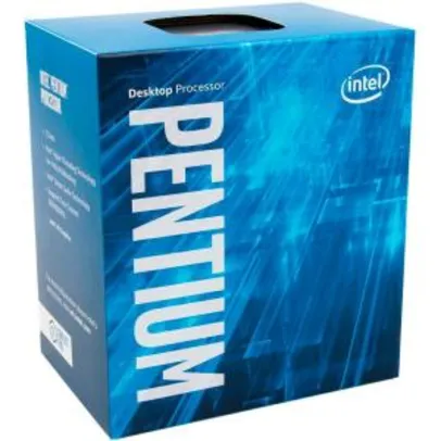 Processador Intel Pentium G4560 Kaby Lake, Cache 3MB, 3.5Ghz, LGA 1151 - R$270