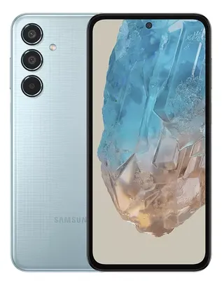 [Selecionados] Celular Samsung Galaxy M35 5g , Câmera Tripla Até 50mp, Selfie 50mp, Tela Super Amoled + 6.6 120hz, 256gb, 8gb Ram - Azul Claro