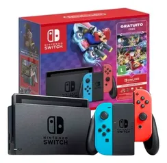 [Meli+] Console Nintendo Switch 32gb Mario Kart 8 Deluxe Joycon