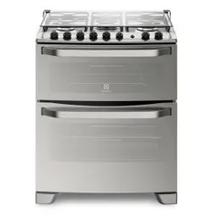 Fogão 5 Bocas Electrolux Duplo Forno 76DXA - R$1741