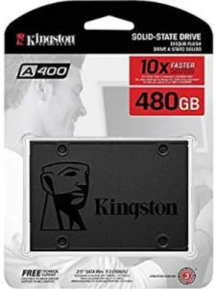 SSD KINGSTON SA400S37 480GB - R$ 394