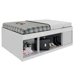 Cama Box Baú Casal Bartira Carol Premium com 5 Portas e 2 Gavetas - 409,90