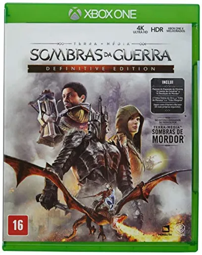 Product photo Game Sombras da Guerra - Definitive Edition Xbox one
