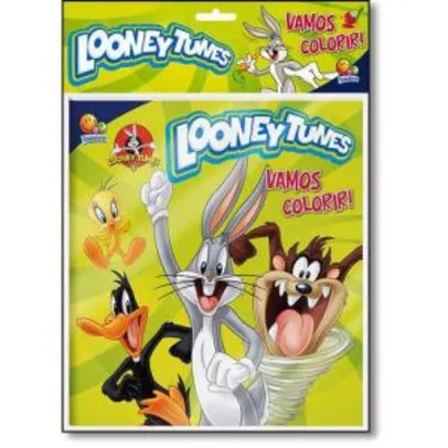 Saindo por R$ 2: Livro - Looney Tunes - Coleção Vamos Colorir! - Kit Livro + Lápis De Cor 1,90 | Pelando