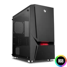 Gabinete Gamer AZZA Luminous 110 Lateral de Vidro LED RGB, CSAZ-110