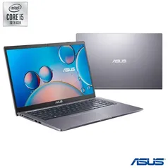 Notebook Asus,Intel Core i5-1035G1,8GB,512GB SSD,Tela 15,6",Windows 11,Cinza-X515JA-EJ1791W