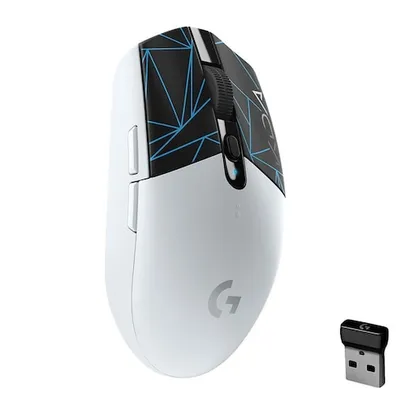 Mouse Logitech Gamer G305 K/da Lightspeed Sem Fio Opt Usb Branco 910-006052