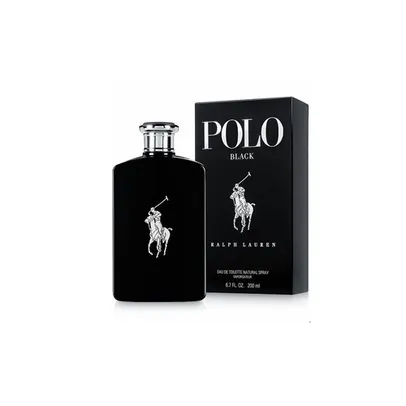 [ AME 50%] Perfume Masculino Ralph Lauren Polo Black EDT 200ml
