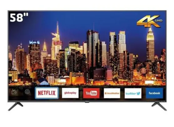 Smart TV Philco 58" Led 4k | R$2320