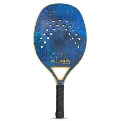 Raquete para Beach Tennis Full Carbon Alma Genius - Sky Blue