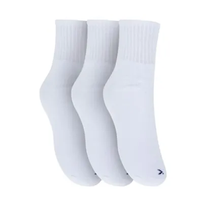 Kit 3 Pares de Meias Atoalhadas Cano Médio Tamanho 39-44 Casual Oxer Adulto