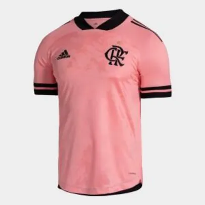 Camisa do Flamengo 2020 Outubro Rosa adidas - Masculina | R$200