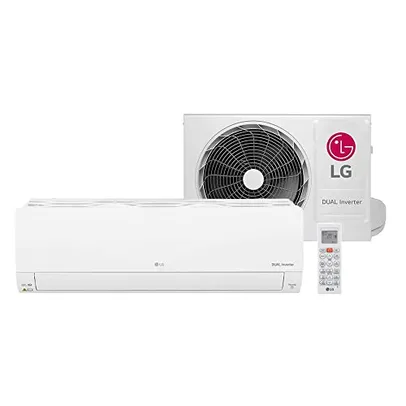 Ar Condicionado Split Hi Wall Inverter LG Dual Voice UVnano 18000 BTU/h Quente e Frio S4NW18KL3XB.EB2GAMZ – 220 Volts