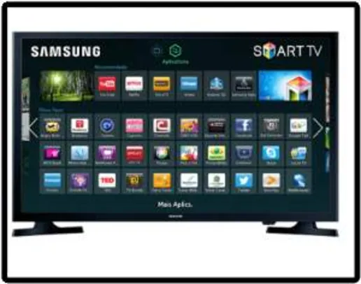 [Submarino] Smart TV LED 32" Samsung UN32J4300AGXZD HD com Conversor Digital 2 HDMI 1 USB Wi-Fi 120Hz por R$ 1104