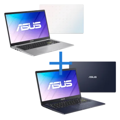 Notebook ASUS E510MA-BR700X Branco + Notebook ASUS E410MA-BV1871 Star Black