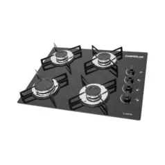 Cooktop 4 Bocas Chamalux Automático Preto Plus 599 Bivolt por R$ 220